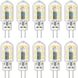 Светодиодные лампы 10 шт Klighten G4, 3 Вт, 300 лм, натуральный белый (4000 К) 0916 фото 1