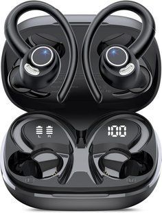 Спортивные наушники Jesebang YT18 Black Bluetooth 5.4 IP7 T3378 фото
