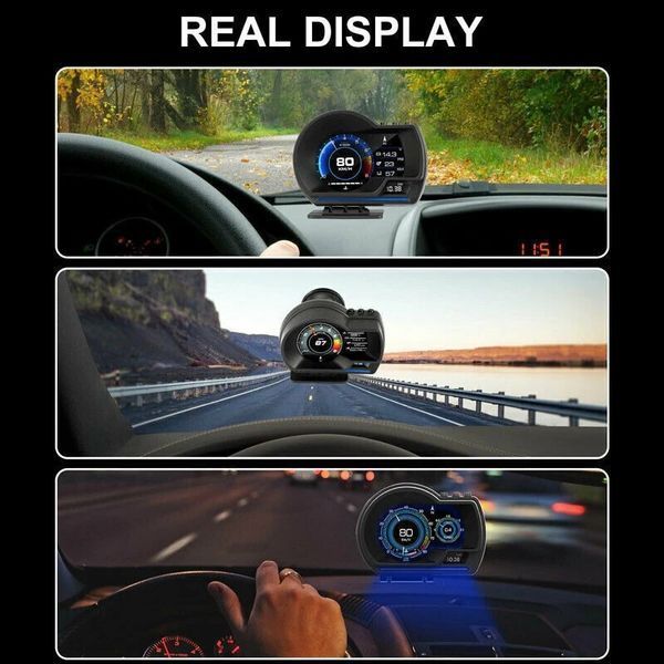 Автомобільна приладова панель OBD+GPS Датчик Head Up Display  T2694 фото