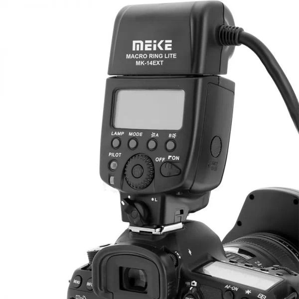 Кільцевий макро фотоспалах TTL Meike MK-14EXT Nikon 0072 фото