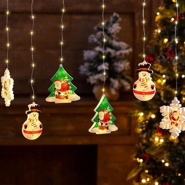 Рождественские светодиодные украшения Kinder, водонепроницаемые 1013 фото