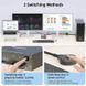 Коммутатор KVM KVEVE на 2 монитора с Type-C и HDMI M3706 фото 5