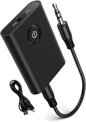 Приемник-передатчик аудиосигнала Bluetooth 5.0, аудиоадаптер 3,5мм, беспроводной 1375 фото