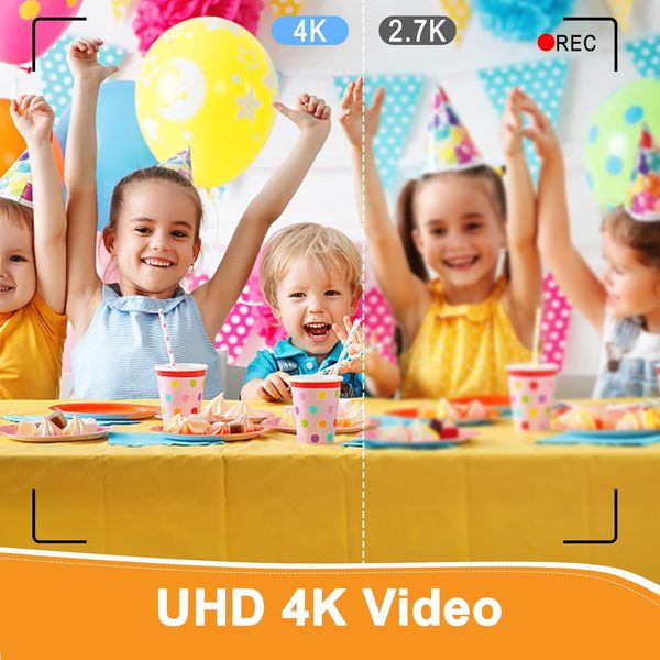 Детская компактная цифровая камера 4K для фотосъемки PORTWORLD C2 1555 фото