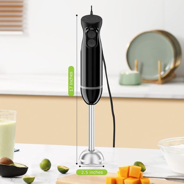 Ручний блендер Bonsenkitchen HB3201 з 2 швидкостями T0487 фото