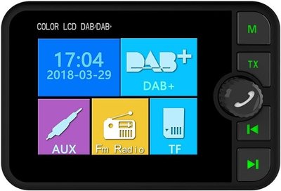 Автомобільний FM-трансмітер TKMARS DAB+ з РК-екраном 2,4" 0074 фото