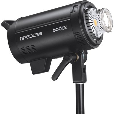 Студийная фотовспышка Godox DP600III-V со светодиодной пилотной лампой, черная 0403 фото