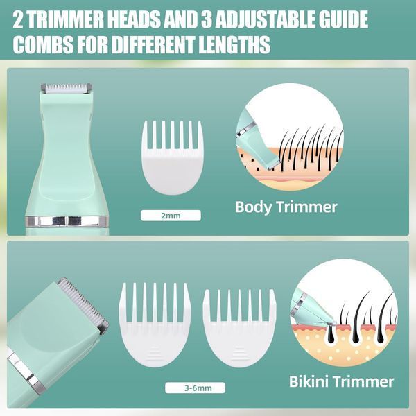 Электрический триммер для бикини Wetisedg Lady Shavers T2696 фото