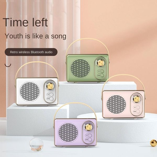 Портативная Bluetooth колонка Retro Music Player T3853 фото