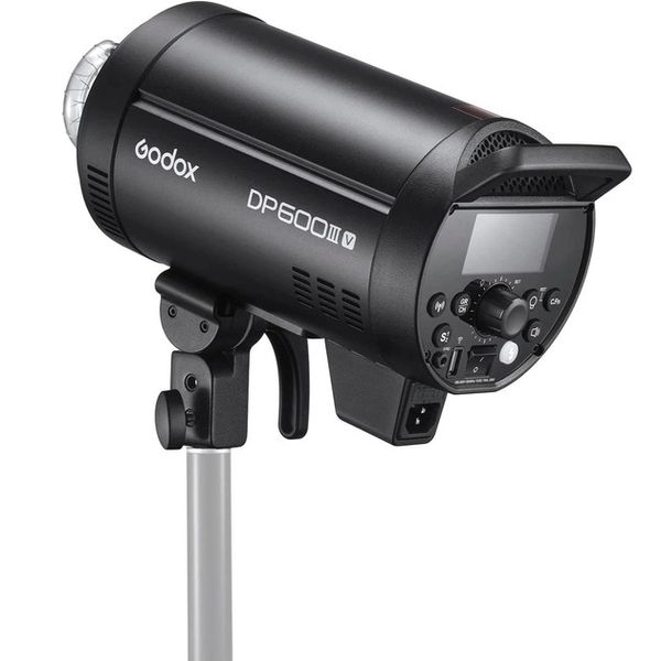 Студійний фотоспалах Godox DP600III-V зі світлодіодною пілотною лампою, чорний 0403 фото