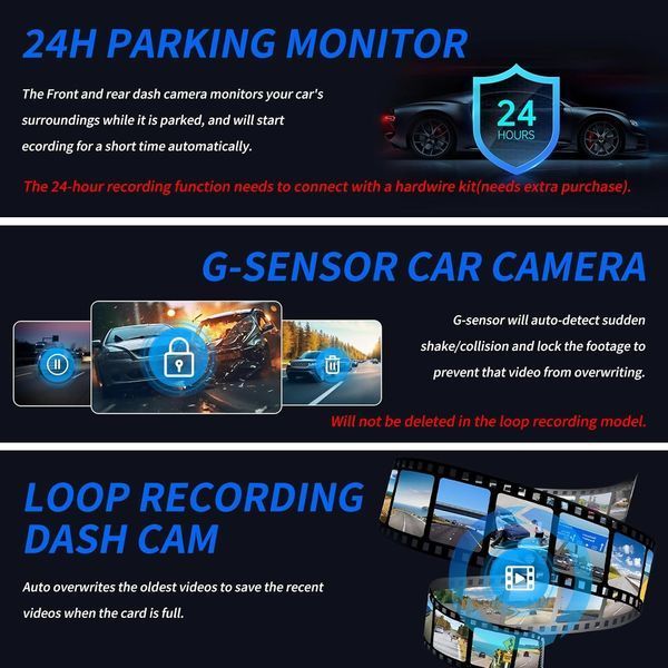 Відеореєстратор Podazz Mirror 10-дюймів з задньою камерою T1379 фото
