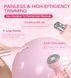 Женский триммер 3 в 1 HEBECA для лица, носа и бровей (USB-C) Peach Pink T3480 фото 7