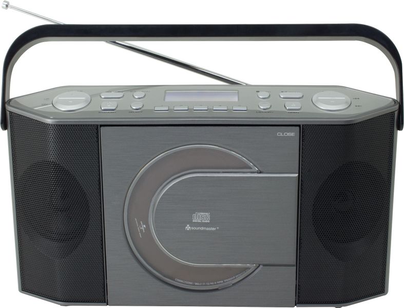 Радіомагнітола та USB/CD-MP3-програвач Soundmaster RCD1770AN, чорний m004-1 фото