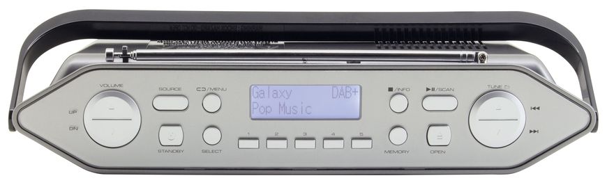 Радіомагнітола та USB/CD-MP3-програвач Soundmaster RCD1770AN, чорний m004-1 фото