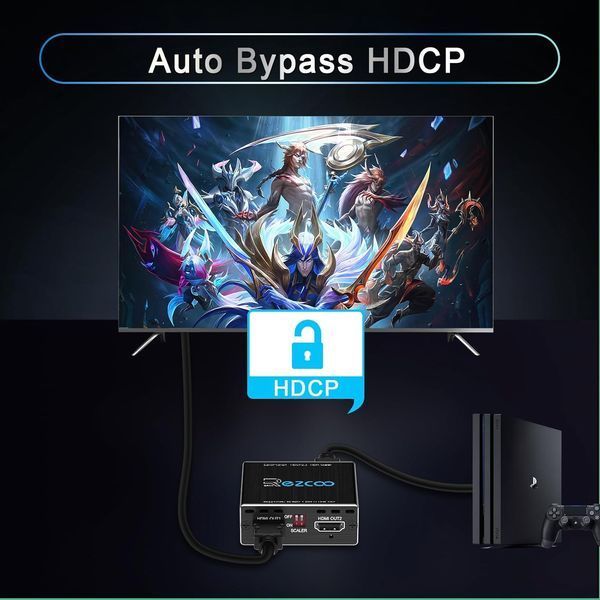 Розгалужувач HDMI 1 на 2 виходи 4K 60 Гц 4:4:4 HDR Dolby Vision Dolby Atmos T2106 фото