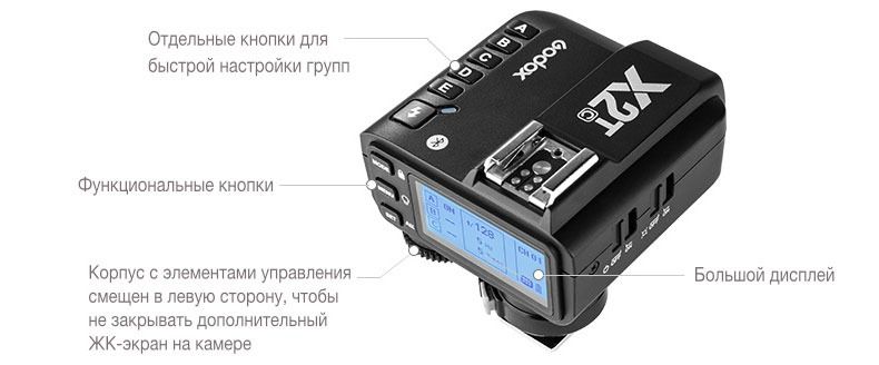 Передавач TTL Godox X2T-S для Sony 0200 фото