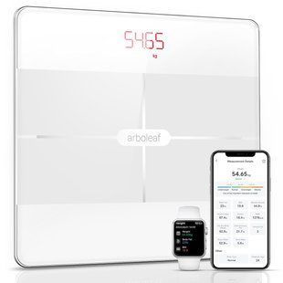 Смарт-ваги arboleaf CS20H White з Bluetooth та аналізом 13 показників тіла T2987 фото