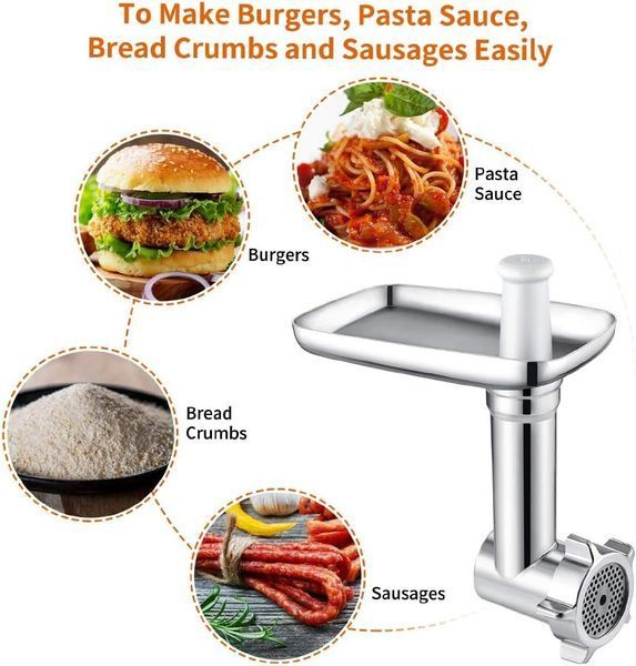 Насадка-мясорубка с насадками для миксеров KitchenAid T0058-1 фото
