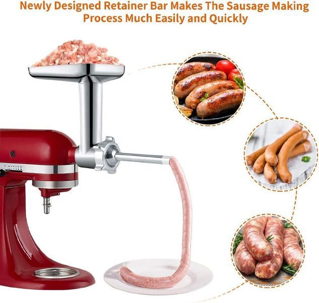 Насадка-мясорубка с насадками для миксеров KitchenAid T0058-1 фото