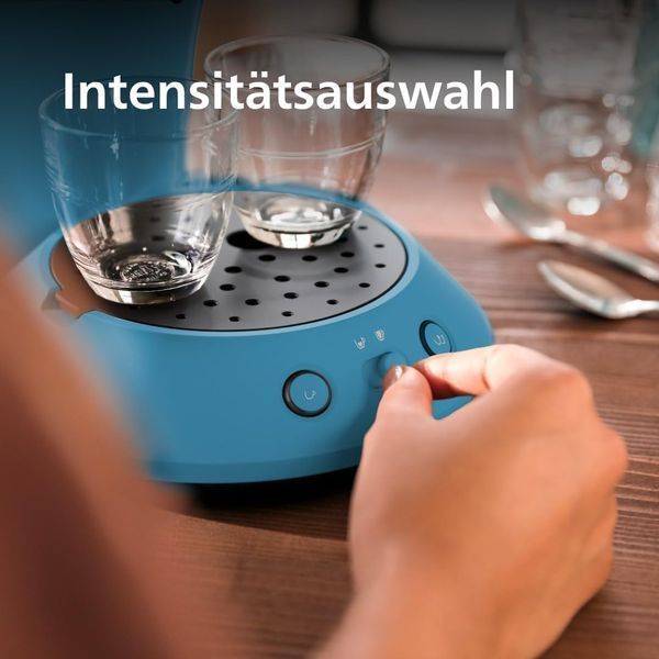 Кавоварка чалдова Philips Senseo Original Plus Blue Pavone (CSA210/00) T2988 фото
