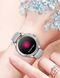 Жіночий смарт годинник, розумний браслет Smart Caring Fashion Plus, срібний 1018 фото 4