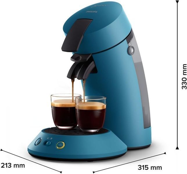 Кавоварка чалдова Philips Senseo Original Plus Blue Pavone (CSA210/00) T2988 фото