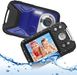 Водонепроникна цифрова камера Heegomn для дітей, Full HD, 8х зум, 16Мп (синій) 0118 фото 1