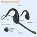Беспроводная Bluetooth-гарнитура Golvery с шумопоглощением T1085 фото 3