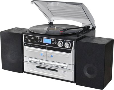 Музыкальный центр c радио DAB+/FM, CD/MP3 Soundmaster MCD5550SW, винил, двойная кассета, USB, Bluetooth m043 фото