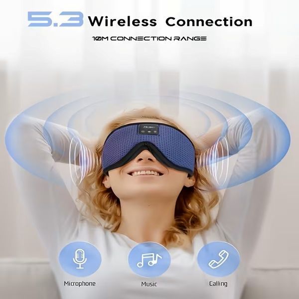 3D маска для сну з навушниками Powerway T3665 фото