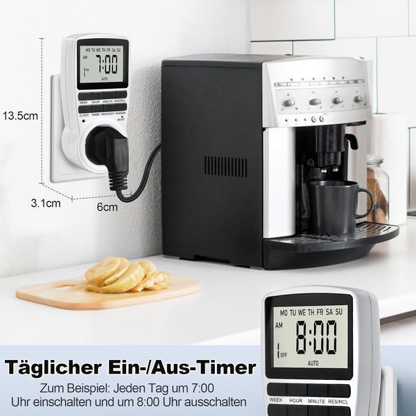 Розетка з таймером 24H MECHEER T2387 фото