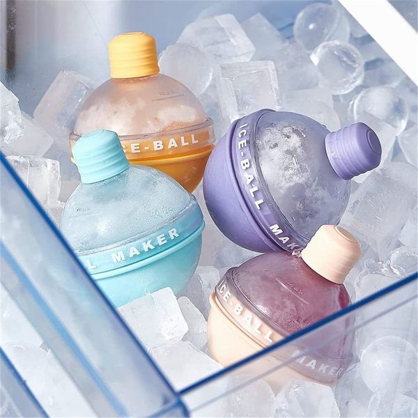 Силіконова форма для льоду 6.7x8 см Ice-Ball фіолетовий 0719-4 фото