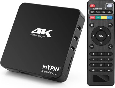 Медіаплеєр 4K Mypin з підтримкою диска до 8 ТБ та 256 ГБ/SD-карти з виходом HDMI/AV/MP4  0370 фото