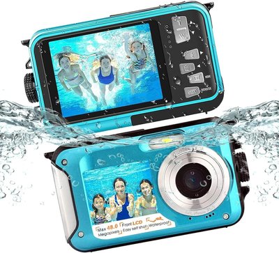Цифрова дитяча камера для підводної зйомки 2.7K, 48 Мп Biofos SLP, синя 0064-1 фото