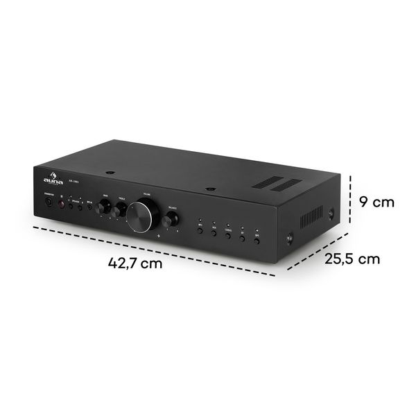 Стереопідсилювач Auna AV2-CD608BT HiFi Bluetooth 400 Вт (10034540) 10034540 фото