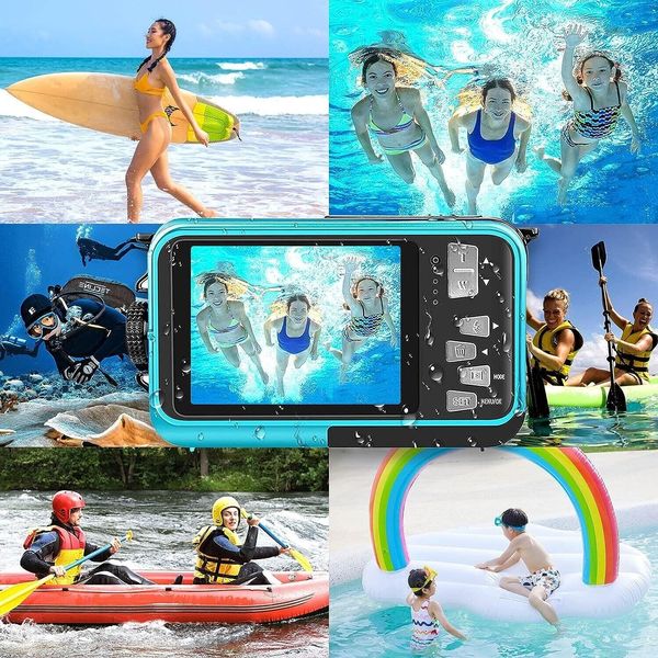 Цифровая детская камера для подводной съемки 2.7K, 48 Мп Biofos SLP, синяя 0064-1 фото