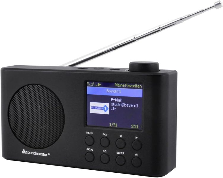 Портативне цифрове радіо Soundmaster IR6500SW WLAN-інтернет/DAB+/FM-радіо з Bluetooth®, Li-Ion 2200 мАг m044 фото