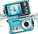 Цифровая детская камера для подводной съемки 2.7K, 48 Мп Biofos SLP, синяя 0064-1 фото 1