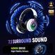 Ігрова бездротова гарнітура Buwnia OW610 з мікрофоном 7.1 Surround (2.4GHz / Bluetooth / AUX) T3277 фото 8