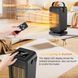 Тепловентилятор керамічний Xyvolve Black T2889 фото 7