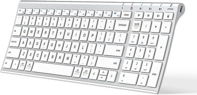 Клавіатура бездротова IClever BK10 Bluetooth 5.1 для iPad, iPhone, Mac, iOS, Android, Windows 0211 фото