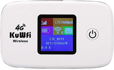 Портативний мобільний 4G-маршрутизатор Wifi KuWFi L100 з кольоровим екраном 0723 фото