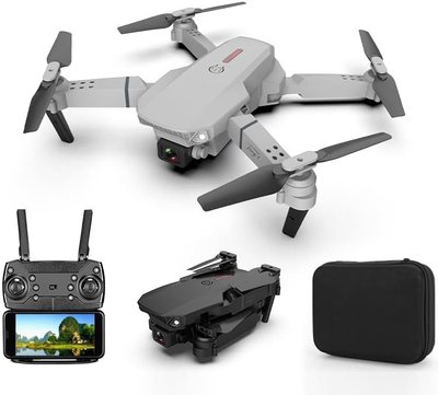 Квадрокоптер, дрон E88 Pro с двойной камерой 4K, Wi-Fi fpv 1080 hd 1181 фото