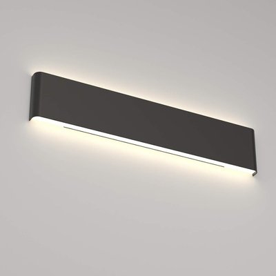 Світлодіодний світильник для ванної кімнати Ralbay 24 Вт 71см натуральний білий 4000K, чорний 0841 фото