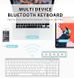 Клавіатура бездротова IClever BK10 Bluetooth 5.1 для iPad, iPhone, Mac, iOS, Android, Windows 0211 фото 4