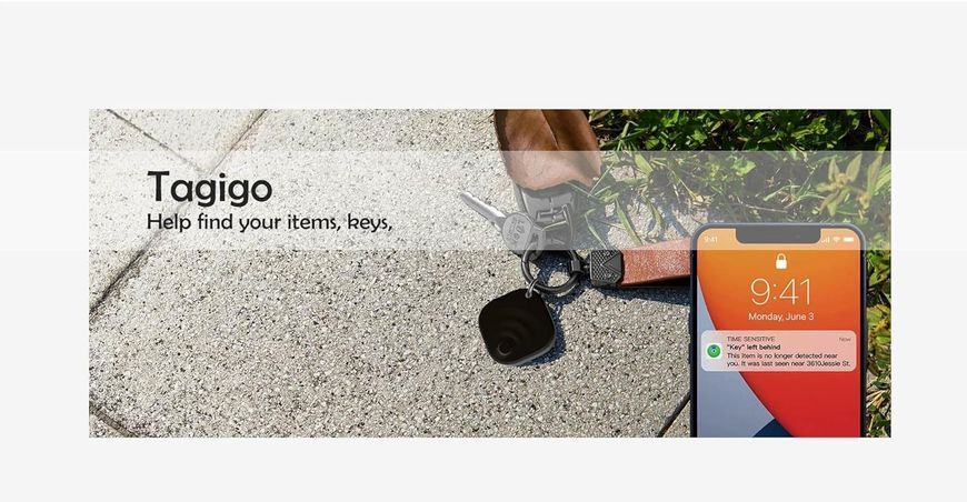 Набір розумних пошукових трекерів InCard Tagigo Tracker для Android (4 шт.) Black M3095 фото