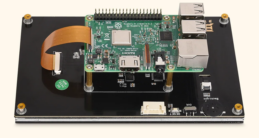 Дисплей 5" 800x480 PITFT50 V2.0 DSI для Raspberry Pi 0376 фото