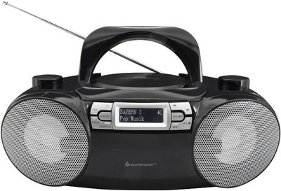 Бумбокс Soundmaster SCD8100SW DAB+ FM, CD-MP3 USB, Bluetooth, черный 8100SW фото