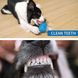 Жувальна іграшка-динозавр для собак Toozey 14,5x8,5x7,5 см із натурального каучуку, синій 0885 фото 8