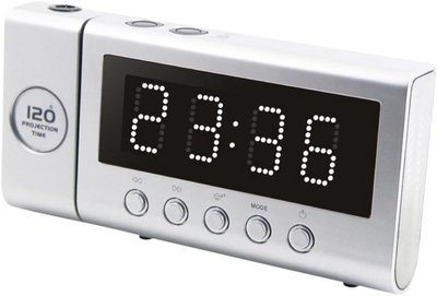 Радіо годинник з проекцією часу Soundmaster FUR6100SI - FM PLL m050 фото